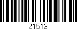 Código de barras (EAN, GTIN, SKU, ISBN): '21513'