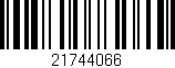 Código de barras (EAN, GTIN, SKU, ISBN): '21744066'