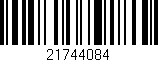 Código de barras (EAN, GTIN, SKU, ISBN): '21744084'