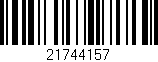 Código de barras (EAN, GTIN, SKU, ISBN): '21744157'