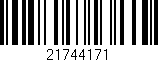 Código de barras (EAN, GTIN, SKU, ISBN): '21744171'