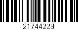 Código de barras (EAN, GTIN, SKU, ISBN): '21744229'