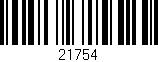 Código de barras (EAN, GTIN, SKU, ISBN): '21754'
