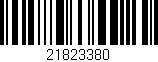 Código de barras (EAN, GTIN, SKU, ISBN): '21823380'