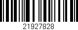 Código de barras (EAN, GTIN, SKU, ISBN): '21927828'