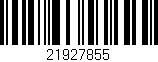 Código de barras (EAN, GTIN, SKU, ISBN): '21927855'