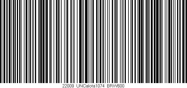 Código de barras (EAN, GTIN, SKU, ISBN): '22009_UNCalota1074_BRW600'