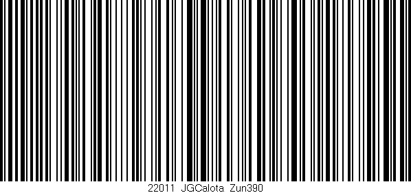 Código de barras (EAN, GTIN, SKU, ISBN): '22011_JGCalota_Zun390'