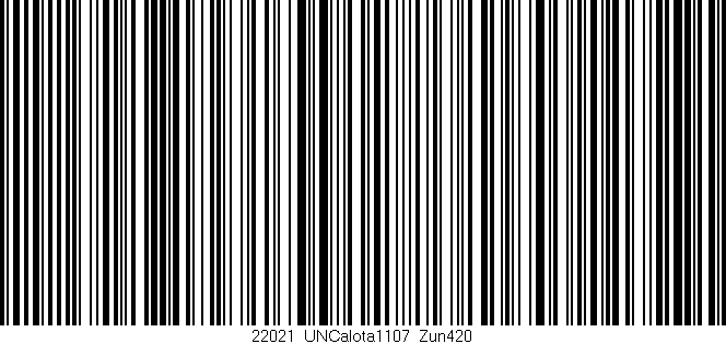 Código de barras (EAN, GTIN, SKU, ISBN): '22021_UNCalota1107_Zun420'