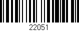 Código de barras (EAN, GTIN, SKU, ISBN): '22051'