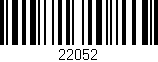 Código de barras (EAN, GTIN, SKU, ISBN): '22052'