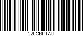 Código de barras (EAN, GTIN, SKU, ISBN): '220CBPTAU'
