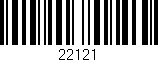 Código de barras (EAN, GTIN, SKU, ISBN): '22121'