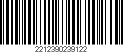 Código de barras (EAN, GTIN, SKU, ISBN): '2212390239122'