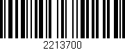 Código de barras (EAN, GTIN, SKU, ISBN): '2213700'