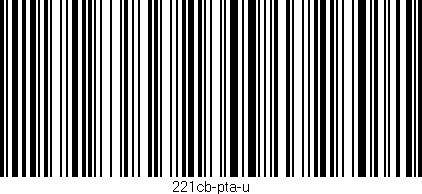 Código de barras (EAN, GTIN, SKU, ISBN): '221cb-pta-u'