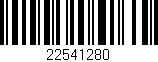 Código de barras (EAN, GTIN, SKU, ISBN): '22541280'