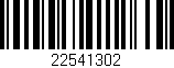 Código de barras (EAN, GTIN, SKU, ISBN): '22541302'