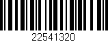 Código de barras (EAN, GTIN, SKU, ISBN): '22541320'