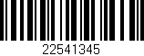 Código de barras (EAN, GTIN, SKU, ISBN): '22541345'