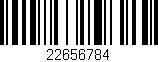 Código de barras (EAN, GTIN, SKU, ISBN): '22656784'