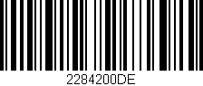 Código de barras (EAN, GTIN, SKU, ISBN): '2284200DE'