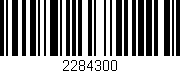 Código de barras (EAN, GTIN, SKU, ISBN): '2284300'
