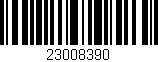 Código de barras (EAN, GTIN, SKU, ISBN): '23008390'