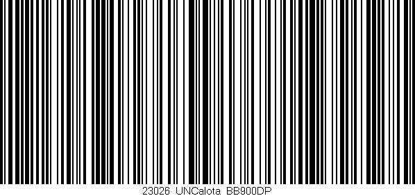 Código de barras (EAN, GTIN, SKU, ISBN): '23026_UNCalota_BB900DP'