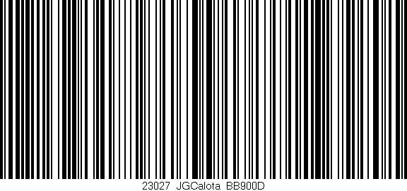Código de barras (EAN, GTIN, SKU, ISBN): '23027_JGCalota_BB900D'
