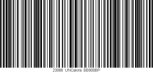 Código de barras (EAN, GTIN, SKU, ISBN): '23066_UNCalota_BB900BP'