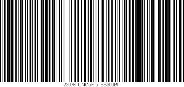 Código de barras (EAN, GTIN, SKU, ISBN): '23076_UNCalota_BB900BP'