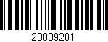 Código de barras (EAN, GTIN, SKU, ISBN): '23089281'