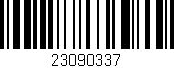Código de barras (EAN, GTIN, SKU, ISBN): '23090337'