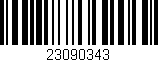 Código de barras (EAN, GTIN, SKU, ISBN): '23090343'