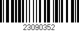 Código de barras (EAN, GTIN, SKU, ISBN): '23090352'