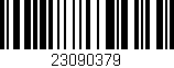 Código de barras (EAN, GTIN, SKU, ISBN): '23090379'
