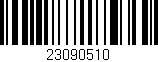 Código de barras (EAN, GTIN, SKU, ISBN): '23090510'