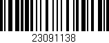 Código de barras (EAN, GTIN, SKU, ISBN): '23091138'