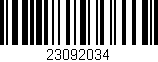 Código de barras (EAN, GTIN, SKU, ISBN): '23092034'