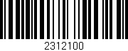 Código de barras (EAN, GTIN, SKU, ISBN): '2312100'