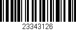 Código de barras (EAN, GTIN, SKU, ISBN): '23343126'