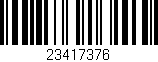 Código de barras (EAN, GTIN, SKU, ISBN): '23417376'