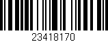 Código de barras (EAN, GTIN, SKU, ISBN): '23418170'