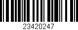 Código de barras (EAN, GTIN, SKU, ISBN): '23420247'
