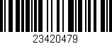 Código de barras (EAN, GTIN, SKU, ISBN): '23420479'