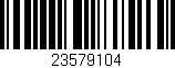 Código de barras (EAN, GTIN, SKU, ISBN): '23579104'