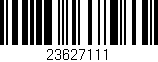 Código de barras (EAN, GTIN, SKU, ISBN): '23627111'