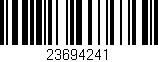 Código de barras (EAN, GTIN, SKU, ISBN): '23694241'