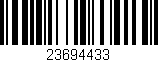 Código de barras (EAN, GTIN, SKU, ISBN): '23694433'